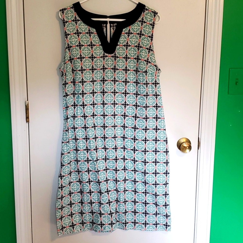 Talbots pastel summer dress
